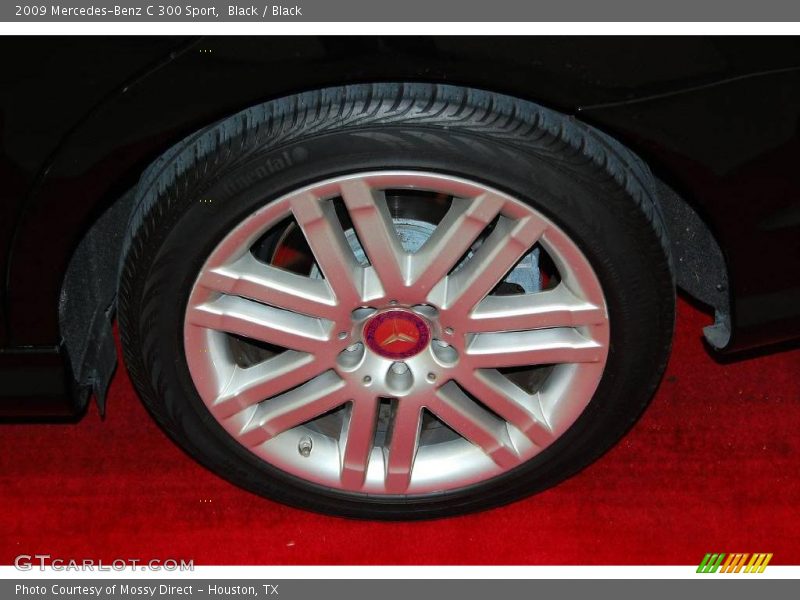 Black / Black 2009 Mercedes-Benz C 300 Sport