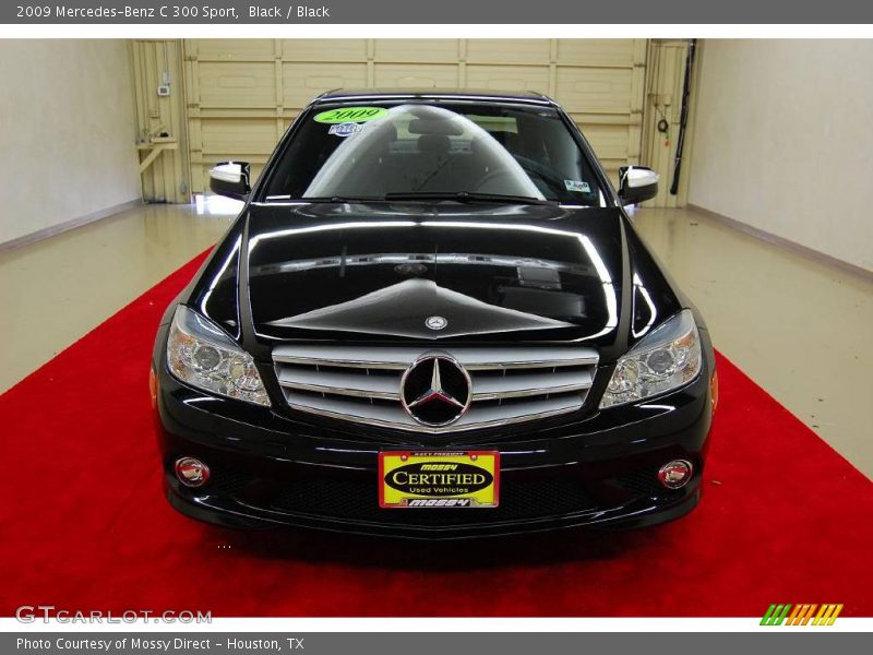 Black / Black 2009 Mercedes-Benz C 300 Sport