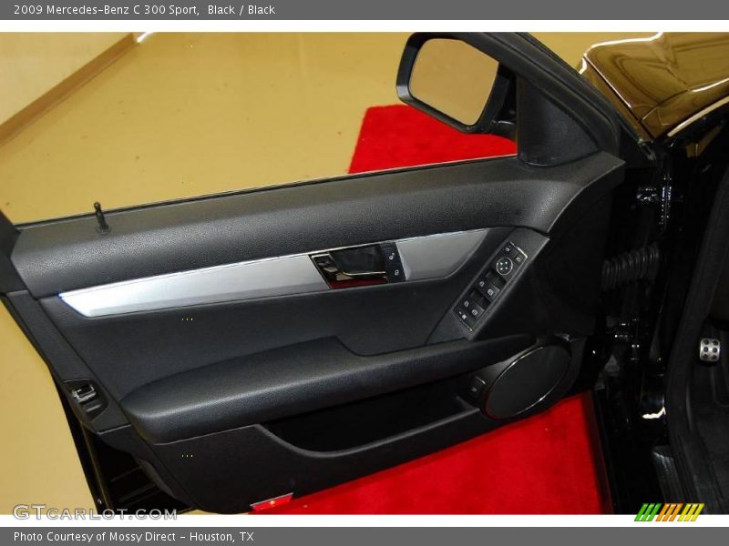 Black / Black 2009 Mercedes-Benz C 300 Sport