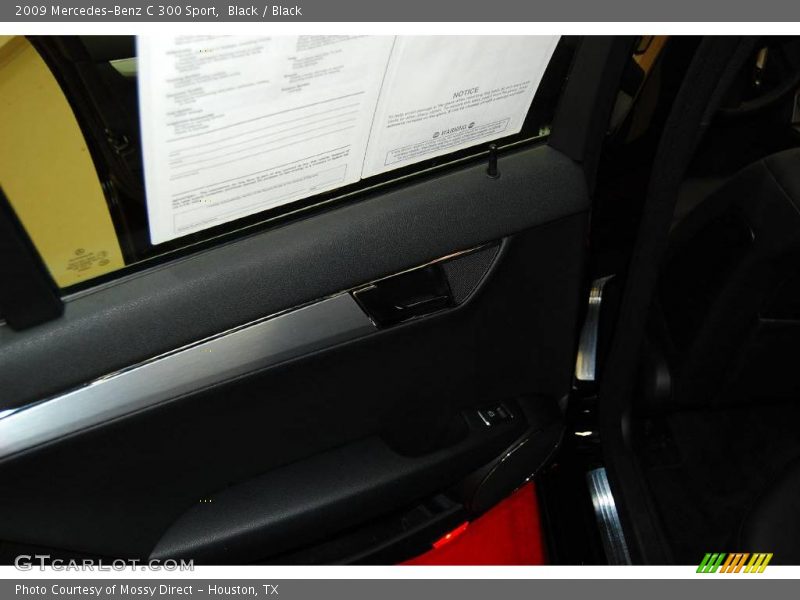Black / Black 2009 Mercedes-Benz C 300 Sport