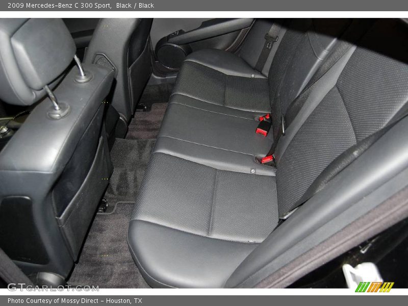 Black / Black 2009 Mercedes-Benz C 300 Sport