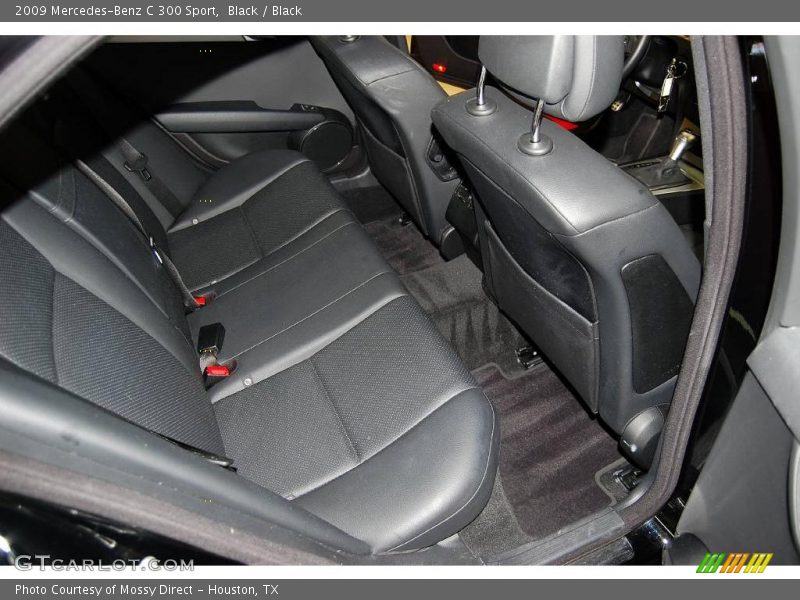Black / Black 2009 Mercedes-Benz C 300 Sport