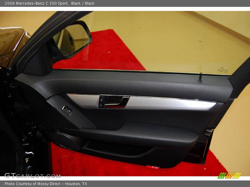 Black / Black 2009 Mercedes-Benz C 300 Sport