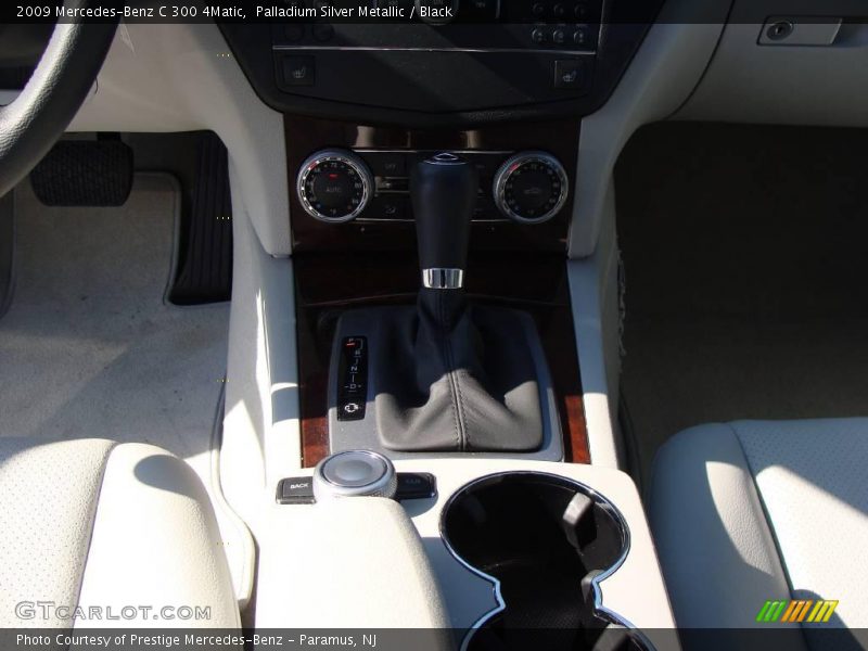 Palladium Silver Metallic / Black 2009 Mercedes-Benz C 300 4Matic