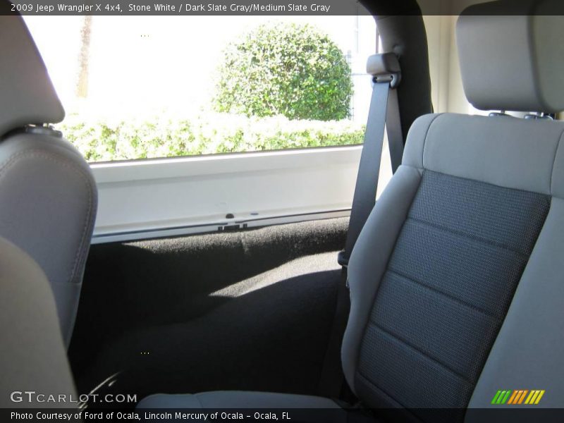 Stone White / Dark Slate Gray/Medium Slate Gray 2009 Jeep Wrangler X 4x4