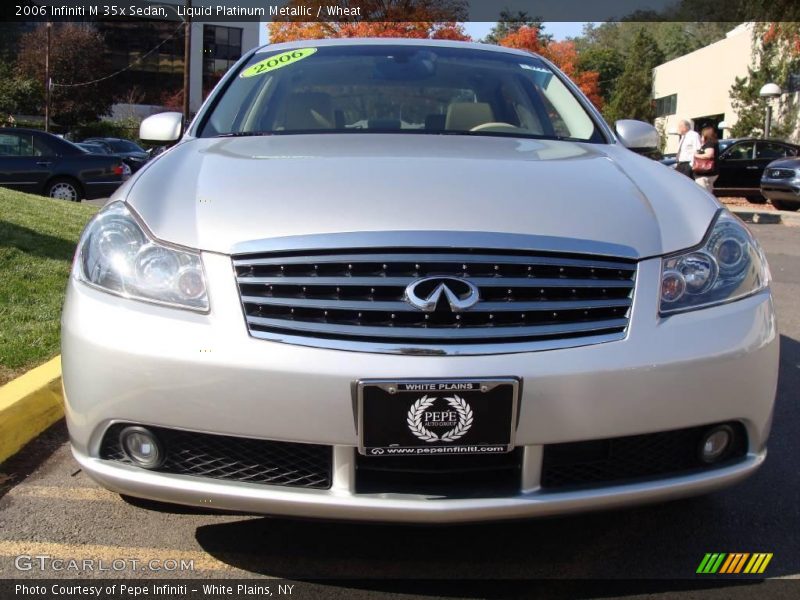 Liquid Platinum Metallic / Wheat 2006 Infiniti M 35x Sedan