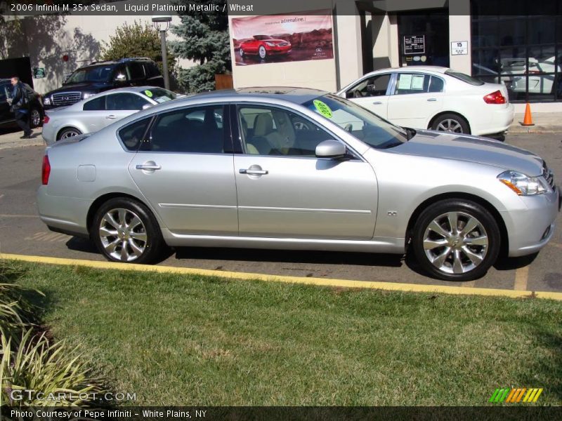 Liquid Platinum Metallic / Wheat 2006 Infiniti M 35x Sedan