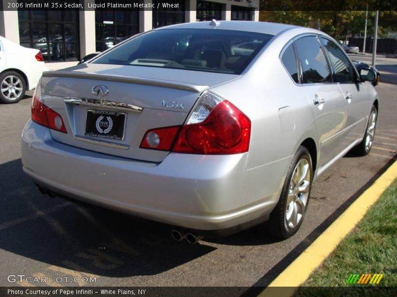 Liquid Platinum Metallic / Wheat 2006 Infiniti M 35x Sedan