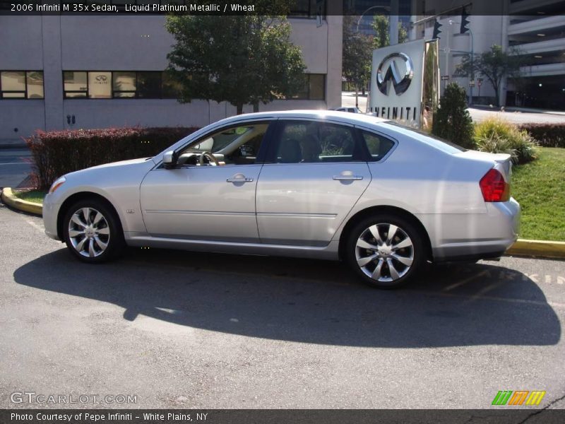 Liquid Platinum Metallic / Wheat 2006 Infiniti M 35x Sedan