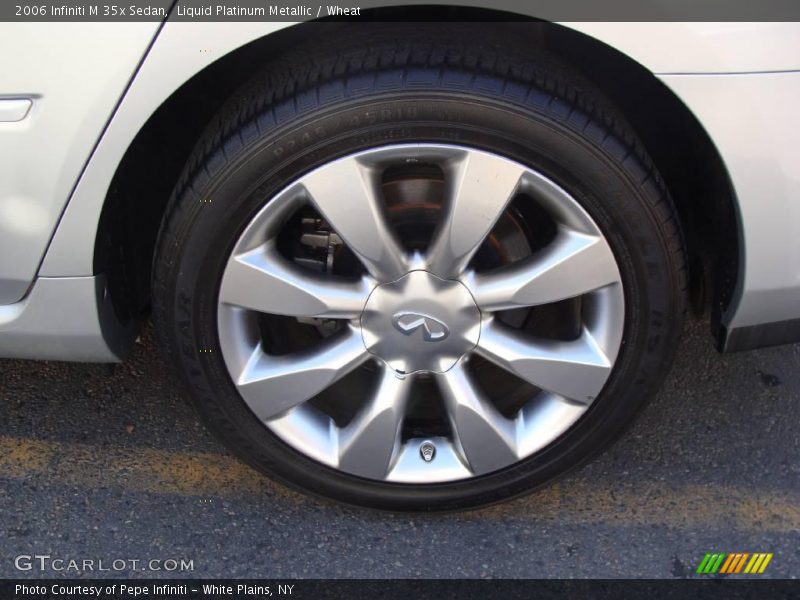 Liquid Platinum Metallic / Wheat 2006 Infiniti M 35x Sedan