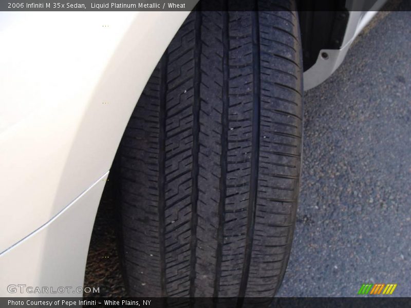 Liquid Platinum Metallic / Wheat 2006 Infiniti M 35x Sedan