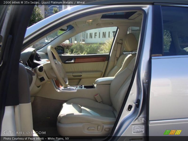 Liquid Platinum Metallic / Wheat 2006 Infiniti M 35x Sedan