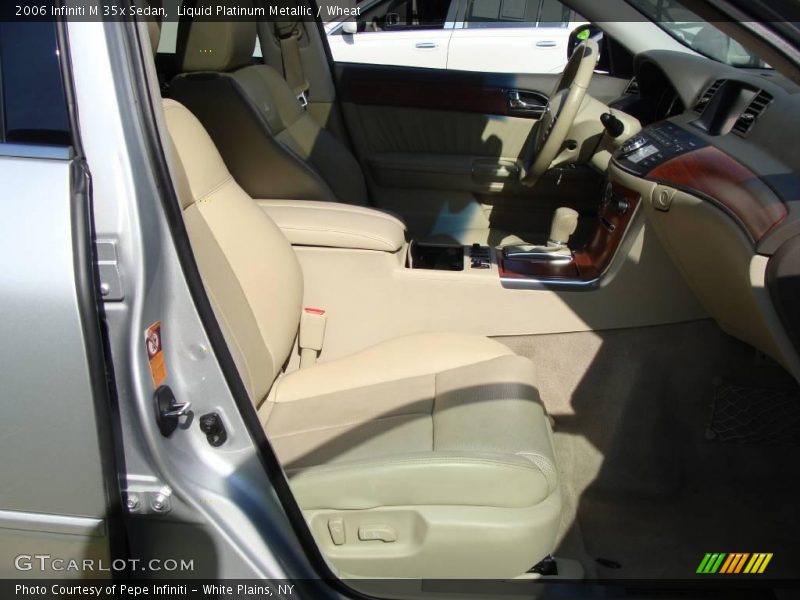 Liquid Platinum Metallic / Wheat 2006 Infiniti M 35x Sedan