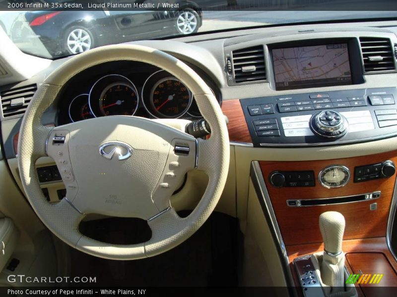 Liquid Platinum Metallic / Wheat 2006 Infiniti M 35x Sedan