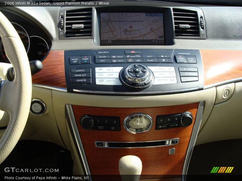 Liquid Platinum Metallic / Wheat 2006 Infiniti M 35x Sedan