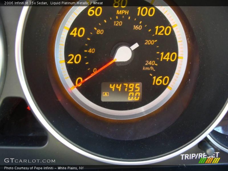Liquid Platinum Metallic / Wheat 2006 Infiniti M 35x Sedan