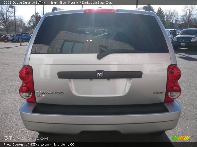 Bright Silver Metallic / Dark/Light Slate Gray 2008 Dodge Durango SLT 4x4