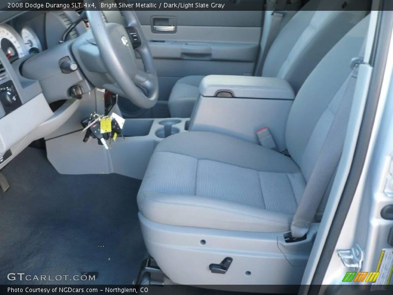 Bright Silver Metallic / Dark/Light Slate Gray 2008 Dodge Durango SLT 4x4