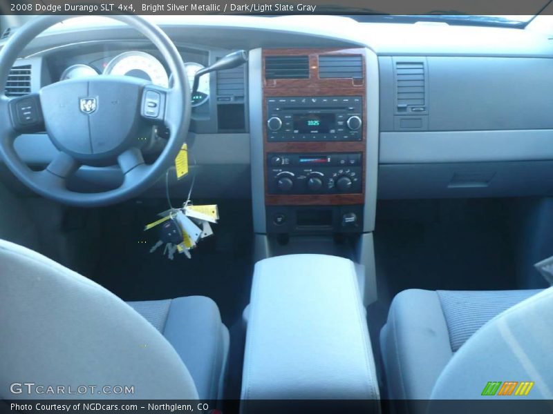 Bright Silver Metallic / Dark/Light Slate Gray 2008 Dodge Durango SLT 4x4