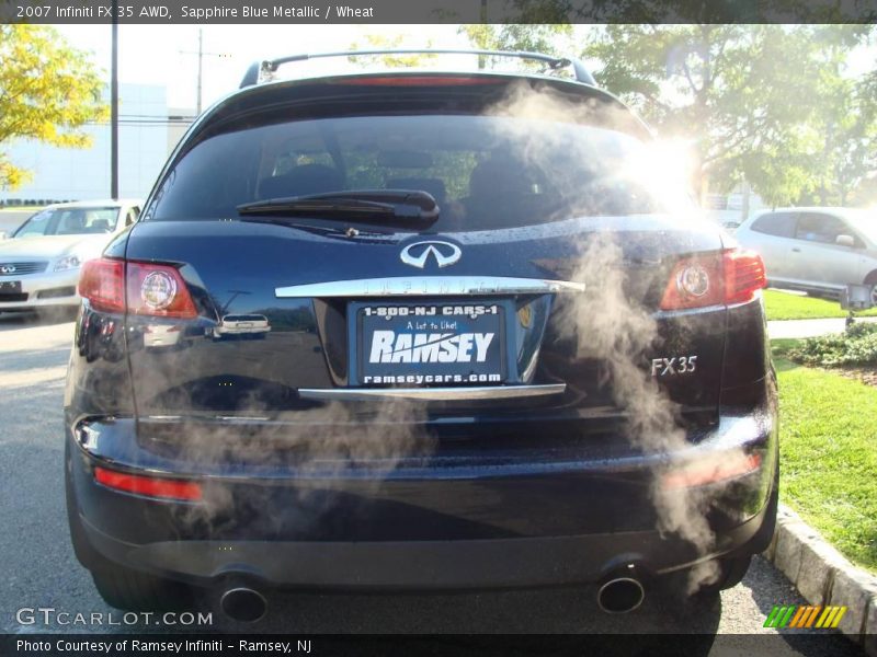 Sapphire Blue Metallic / Wheat 2007 Infiniti FX 35 AWD