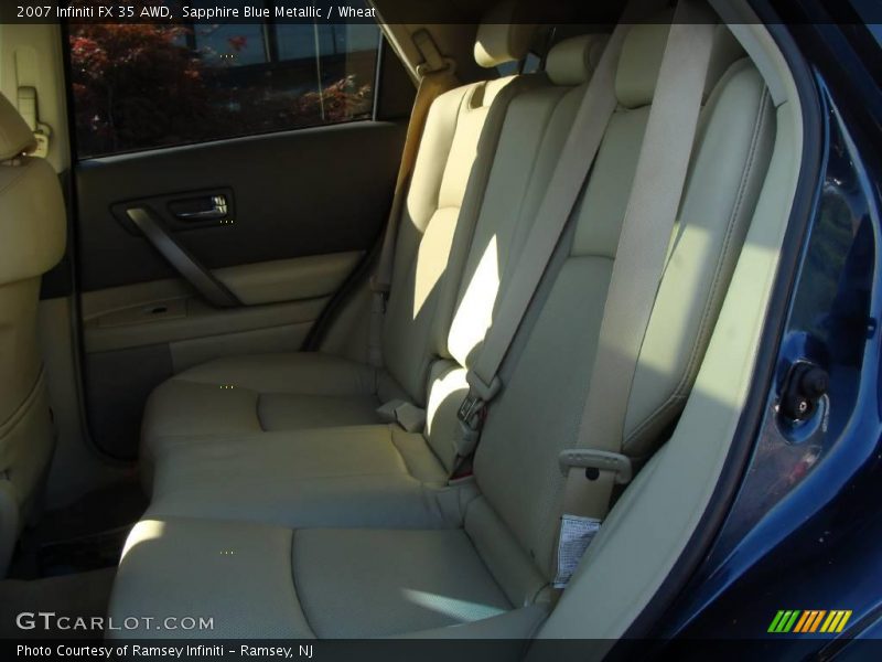 Sapphire Blue Metallic / Wheat 2007 Infiniti FX 35 AWD