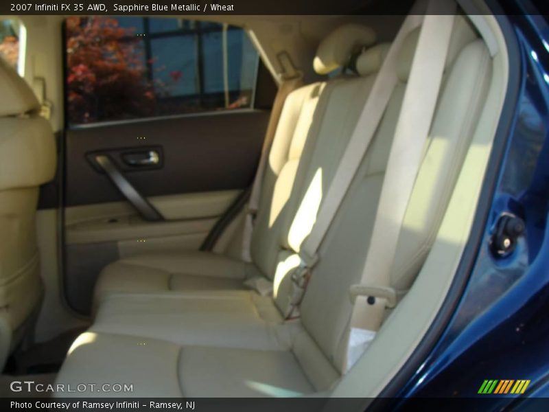 Sapphire Blue Metallic / Wheat 2007 Infiniti FX 35 AWD
