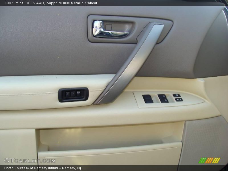 Sapphire Blue Metallic / Wheat 2007 Infiniti FX 35 AWD