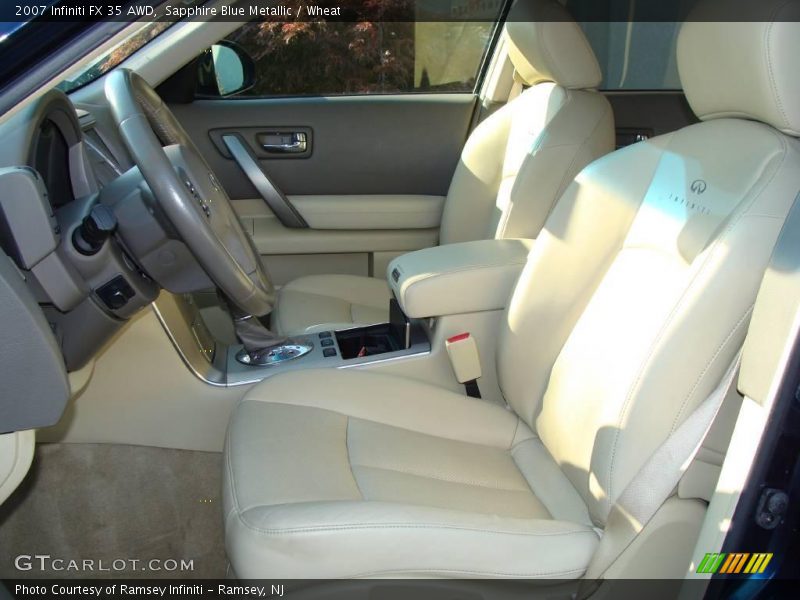 Sapphire Blue Metallic / Wheat 2007 Infiniti FX 35 AWD