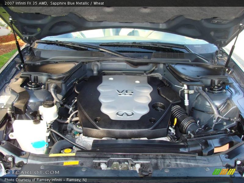 Sapphire Blue Metallic / Wheat 2007 Infiniti FX 35 AWD