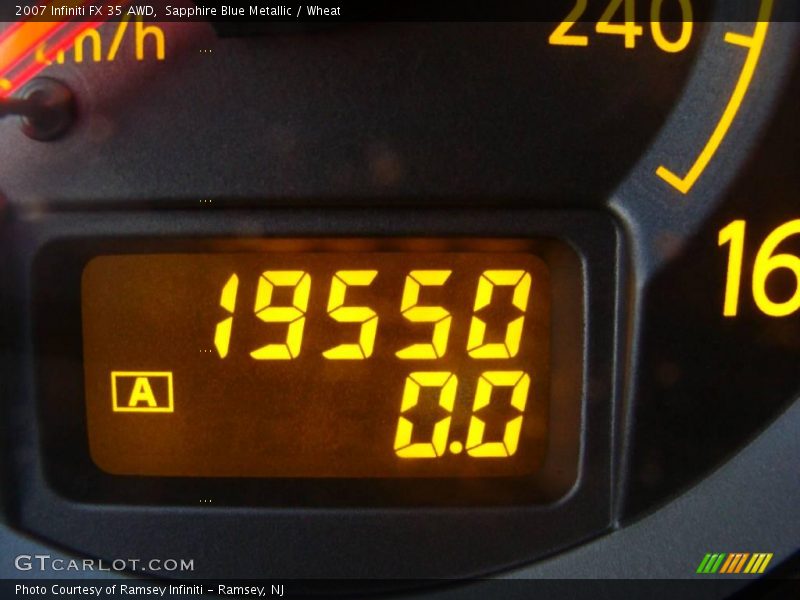 Sapphire Blue Metallic / Wheat 2007 Infiniti FX 35 AWD