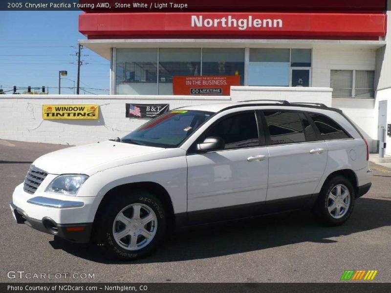 Stone White / Light Taupe 2005 Chrysler Pacifica Touring AWD