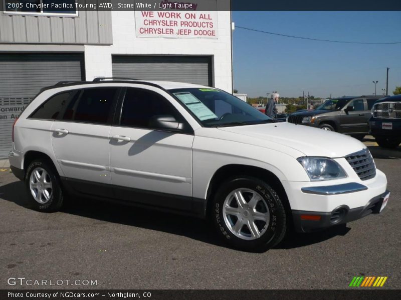 Stone White / Light Taupe 2005 Chrysler Pacifica Touring AWD