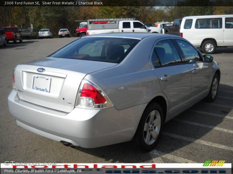 Silver Frost Metallic / Charcoal Black 2006 Ford Fusion SE