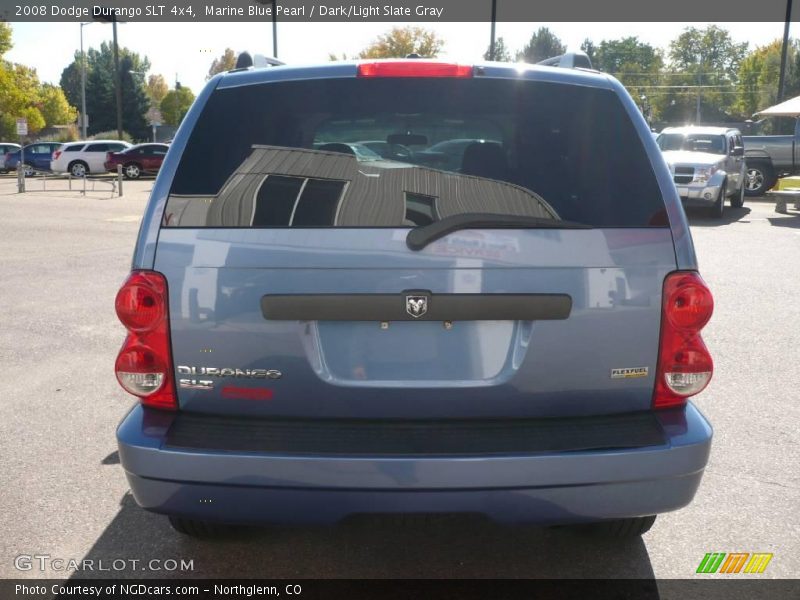 Marine Blue Pearl / Dark/Light Slate Gray 2008 Dodge Durango SLT 4x4