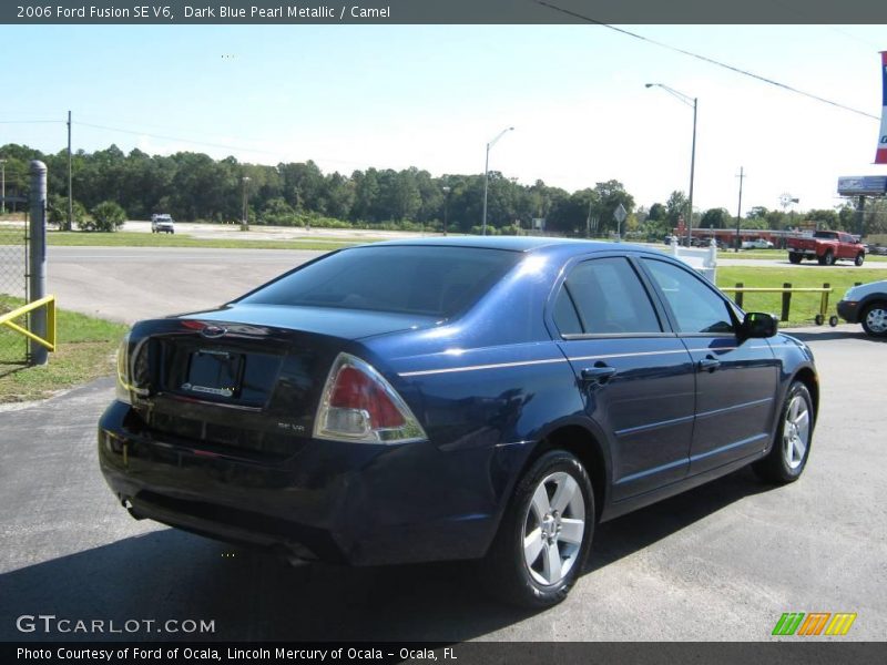 Dark Blue Pearl Metallic / Camel 2006 Ford Fusion SE V6