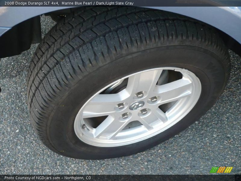 Marine Blue Pearl / Dark/Light Slate Gray 2008 Dodge Durango SLT 4x4