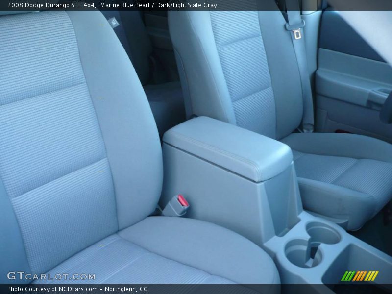 Marine Blue Pearl / Dark/Light Slate Gray 2008 Dodge Durango SLT 4x4