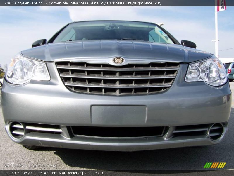 Silver Steel Metallic / Dark Slate Gray/Light Slate Gray 2008 Chrysler Sebring LX Convertible