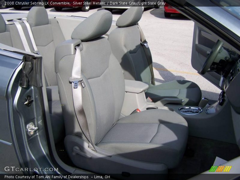 Silver Steel Metallic / Dark Slate Gray/Light Slate Gray 2008 Chrysler Sebring LX Convertible