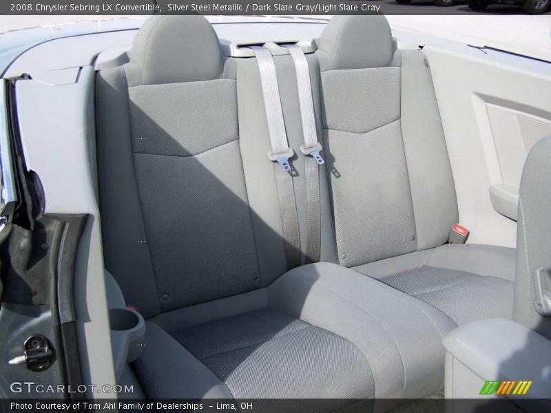 Silver Steel Metallic / Dark Slate Gray/Light Slate Gray 2008 Chrysler Sebring LX Convertible