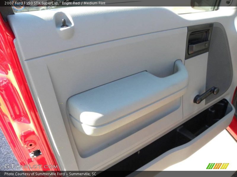 Bright Red / Medium Flint 2007 Ford F150 STX SuperCab