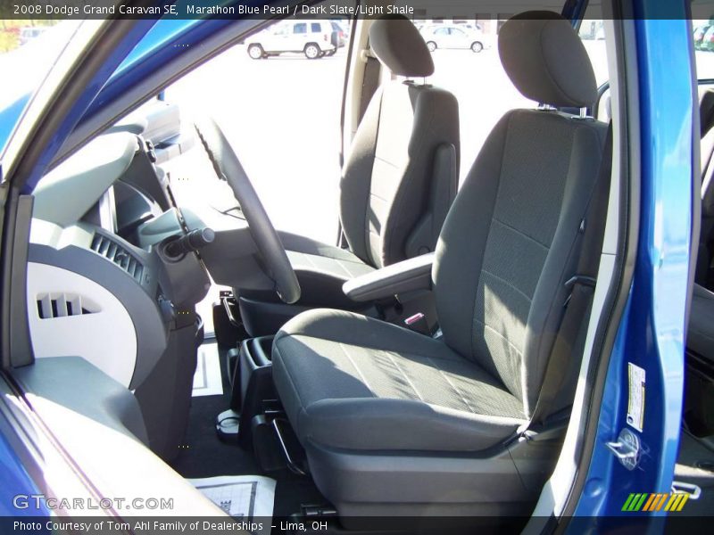Marathon Blue Pearl / Dark Slate/Light Shale 2008 Dodge Grand Caravan SE