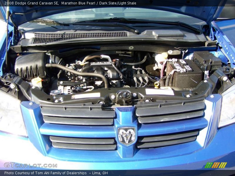 Marathon Blue Pearl / Dark Slate/Light Shale 2008 Dodge Grand Caravan SE