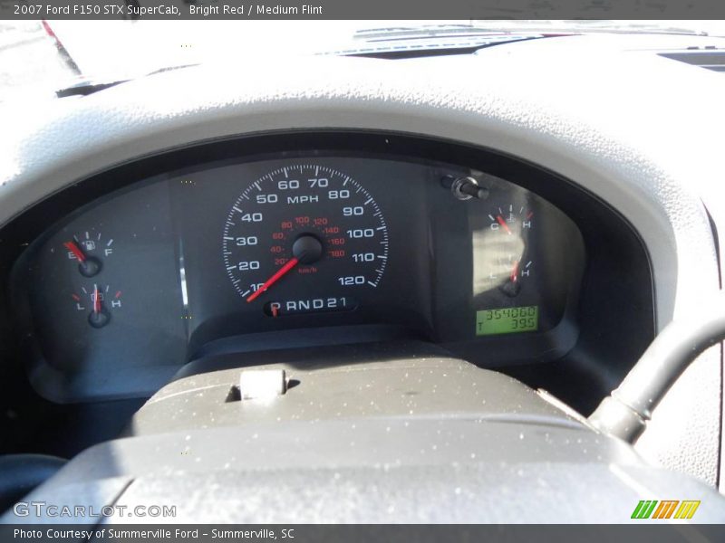 Bright Red / Medium Flint 2007 Ford F150 STX SuperCab