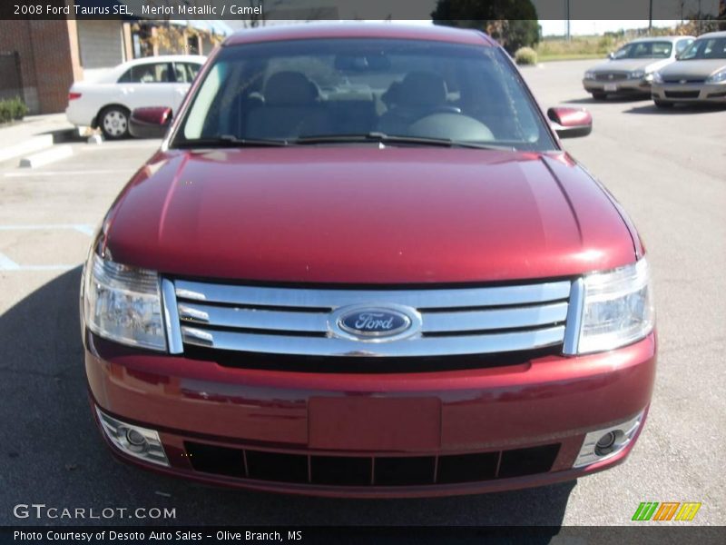 Merlot Metallic / Camel 2008 Ford Taurus SEL