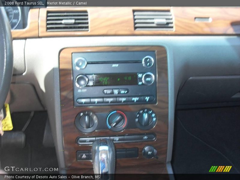 Merlot Metallic / Camel 2008 Ford Taurus SEL