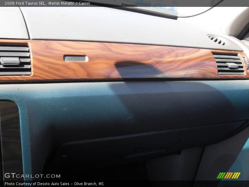 Merlot Metallic / Camel 2008 Ford Taurus SEL