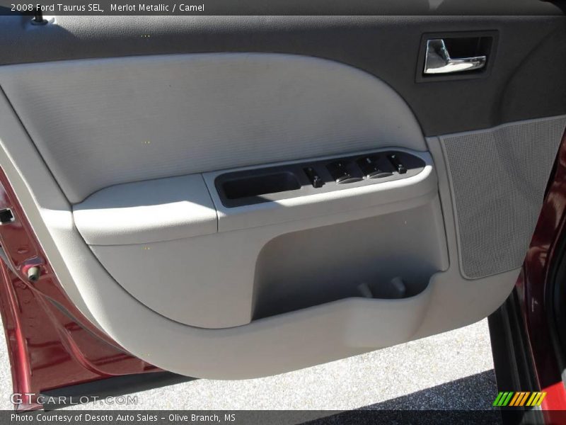 Merlot Metallic / Camel 2008 Ford Taurus SEL
