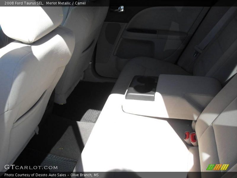 Merlot Metallic / Camel 2008 Ford Taurus SEL