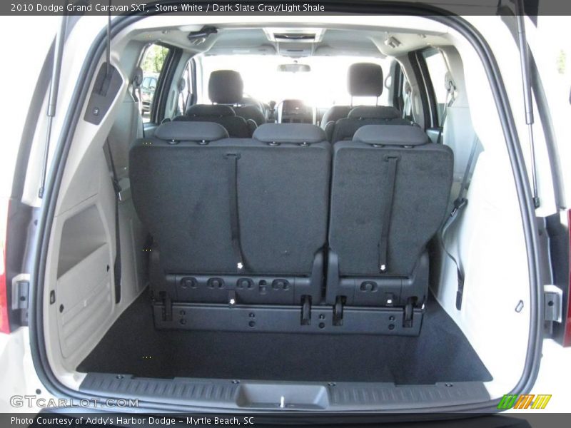 Stone White / Dark Slate Gray/Light Shale 2010 Dodge Grand Caravan SXT